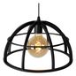 Preview: Lucide DIKRA Pendelleuchte E27 Schwarz 76464/01/30