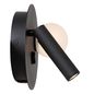 Preview: Lucide MATIZ LED Wandleuchte USB Aufladung 3,7W 360° drehbar Schwarz, Opal 77286/02/30