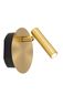 Preview: Lucide JOLIJN LED Wandleuchte 2W 360° drehbar Mattes Gold, Messing 77288/03/02