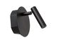 Preview: Lucide JOLIJN LED Wandleuchte 2W 360° drehbar Schwarz 77288/03/30