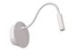 Preview: Lucide JOLIJN LED Wandleuchte 2W mit flexiblem Lesearm Weiß 77289/03/31