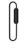 Preview: Lucide THELMA LED Wandleuchte 24W dimmbar Warmweiss Modern Schwarz 78200/22/30