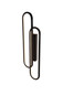 Preview: Lucide THELMA LED Wandleuchte 35W dimmbar Warmweiss Modern Schwarz 78200/33/30