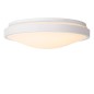 Preview: Lucide DASHER LED Deckenleuchte 18W Weiß, Opal Sensor IP44 79110/35/31