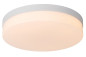 Preview: Lucide BISKIT LED Deckenleuchte 24W Weiß, Opal Sensor IP44 79111/36/31