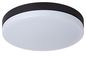 Preview: Lucide BISKIT LED Deckenleuchte 36W Schwarz, Opal Sensor IP44 79111/40/30
