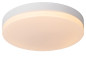 Preview: Lucide BISKIT LED Deckenleuchte 36W Weiß, Opal Sensor IP44 79111/40/31