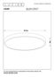 Preview: Lucide UNAR LED Deckenleuchte 3-Stufen-Dimmer 36W dimmbar Weiß, Opal 79185/50/31