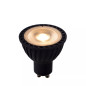 Preview: Lucide MR16 LED GU10 Led Lampe 5W dimmbar Steuerbare Lichtfarbe Schwarz 94/22552/30