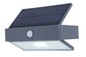 Preview: LUTEC Arrow LED Wandleuchte Solar 5000 K 2,3W IP44 Grau