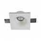 Preview: Maytoni Gyps Modern Downlight, Einbauleuchte GU10 Weiss 14cm