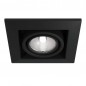 Preview: Maytoni Metal Modern Downlight, Einbauleuchte GU10 Schwarz schwenkbar, drehbar