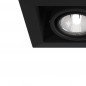 Preview: Maytoni Metal Modern Downlight, Einbauleuchte 2x GU10 Schwarz flexible Ausrichtung