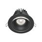 Preview: Maytoni Yin LED Downlight, Einbauleuchte 12W Schwarz 90Ra Ø9,8mm Neutralweiss