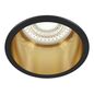 Preview: Maytoni Reif Downlight, Einbauleuchte GU10 Schwarz, Gold Ø68mm