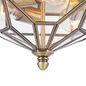 Preview: Maytoni Zeil Deckenleuchte 3x E27 Bronze Glas