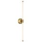 Preview: Maytoni Axis LED Wandleuchte, Wandlampe 16W Gold-Farbe Warmweiss