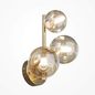Preview: Maytoni Dallas Wandleuchte, Wandlampe 3x G9 Bernstein, Amber Gold-Farbe