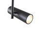 Preview: Maytoni Elti Stromschienenleuchte GU10 1-Phase pulverbeschichtet schwenkbar Schwarz