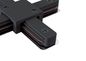 Preview: Maytoni Stromschienen X Verbinder 4-fach Schwarz