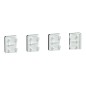 Preview: Merten MEG6194-6034 KNX Tastsensor Flex Modul System Design 4-fach Wippe Anthrazit