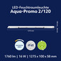Preview: Müller Licht Feuchtraumleuchte Aqua-Promo 2/120 white Gen. 10 20800199