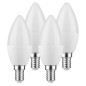Preview: Müller Licht LED Lampe C35 4.5W 40W 220-240V E14 470lm 200° 2700K 20000h 3+1 Set 400258