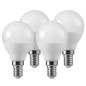 Preview: Müller Licht LED Lampe P45 4.5W 40W 220-240V E14 470lm 2700K 20000h 3+1 Set 400259