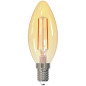 Preview: Müller Licht LED Lampe C35 1.5W 16W 220-240V E14 150lm 2000K Retro-gold 401077