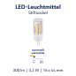 Preview: Müller Licht LED Lampe Spezial G4 300lm 2700K 401125