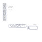Preview: Müller Licht LED Zubehör tint Smart Power Strip 4-fach-Steckdosenleiste ZB+BT 404017