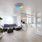 Preview: Näve LED Deckenleuchte MULTO Ø46,5cm 31,2W Steuerbare Lichtfarbe bunt dimmbar RGB Nachtlicht 1386961
