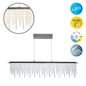 Preview: Näve LED Pendelleuchte DIAMONDS 120x12cm 34W Steuerbare Lichtfarbe chrome dimmbar Nachtlicht 6093242