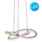 Preview: Näve LED Pendelleuchte ODRIVE Ø45cm 31W Warmweiss chrome dimmbar 6129042