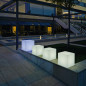 Preview: NewGarden CUBY 20 LED Leuchtwürfel 20cm + RGB, Akku, Fernbedienung Innen & Außen IP65
