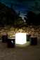Preview: NewGarden CUBY 53 LED Garten-Leuchtwürfel, Beistelltisch + Abstellfläche 53cm E27 Innen & Außen IP65