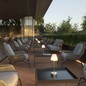 Preview: NewGarden LOLA SLIM 30 LED Tischlampe Touch-Sensor dimmbar rose-gold Innen & Außen IP44