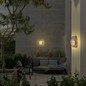 Preview: NewGarden SISINE LED kabellose Wandleuchte Naturfaser 25cm dimmbar + Controller Innen & Außen IP54