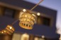 Preview: NewGarden ALBA LED Lichterkette Naturfaser 8m Schirmchen E12 Innen & Außen IP44