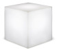 Preview: NewGarden CUBY 40 LED Solar-Leuchtwürfel 40cm, Solar, Außen & Innen, Akku, dimmbar 40x40x40cm IP65