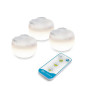 Preview: NewGarden BOMBILLA MINI CHERRY LED Mini Leuchthalbkugel, 3er-Pack, Akku, USB, Außen, dimmbar IP54
