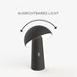 Preview: NewGarden SHITAKE LED Batterie-Tischlampe kabellos, tragbar, Outdoor dimmbar, schwarz IP44