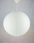 Preview: Niermann Papier-Pendelleuchte, Papierballon weiss