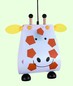 Preview: Niermann Giraffe Pendelleuchte E27 Weiß-Braun Made in Germany