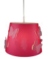 Preview: Niermann Rosalie Pendelleuchte E27 Himbeere Made in Germany