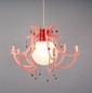 Preview: Niermann Rosata Pendelleuchte E27 Rosa Made in Germany