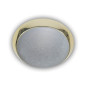 Preview: Niermann E27 Deckenleuchte Pergament-Glas, Messing poliert, 30cm, Made in Germany