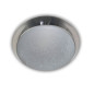 Preview: Niermann E27 Deckenleuchte Pergament-Glas, Nickel matt, 30cm, Made in Germany