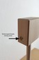 Preview: Niermann Mobilehalter Natur Made in Germany