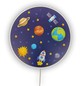 Preview: Niermann Weltall Wandleuchte E14 Multicolor, Bunt Made in Germany